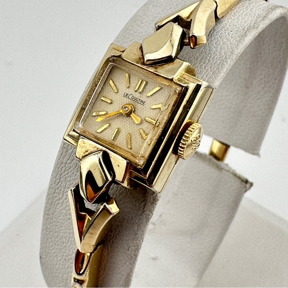 Vintage LeCoultre 10k GF Case Ladies Cocktail Watch - Picture 3 of 8
